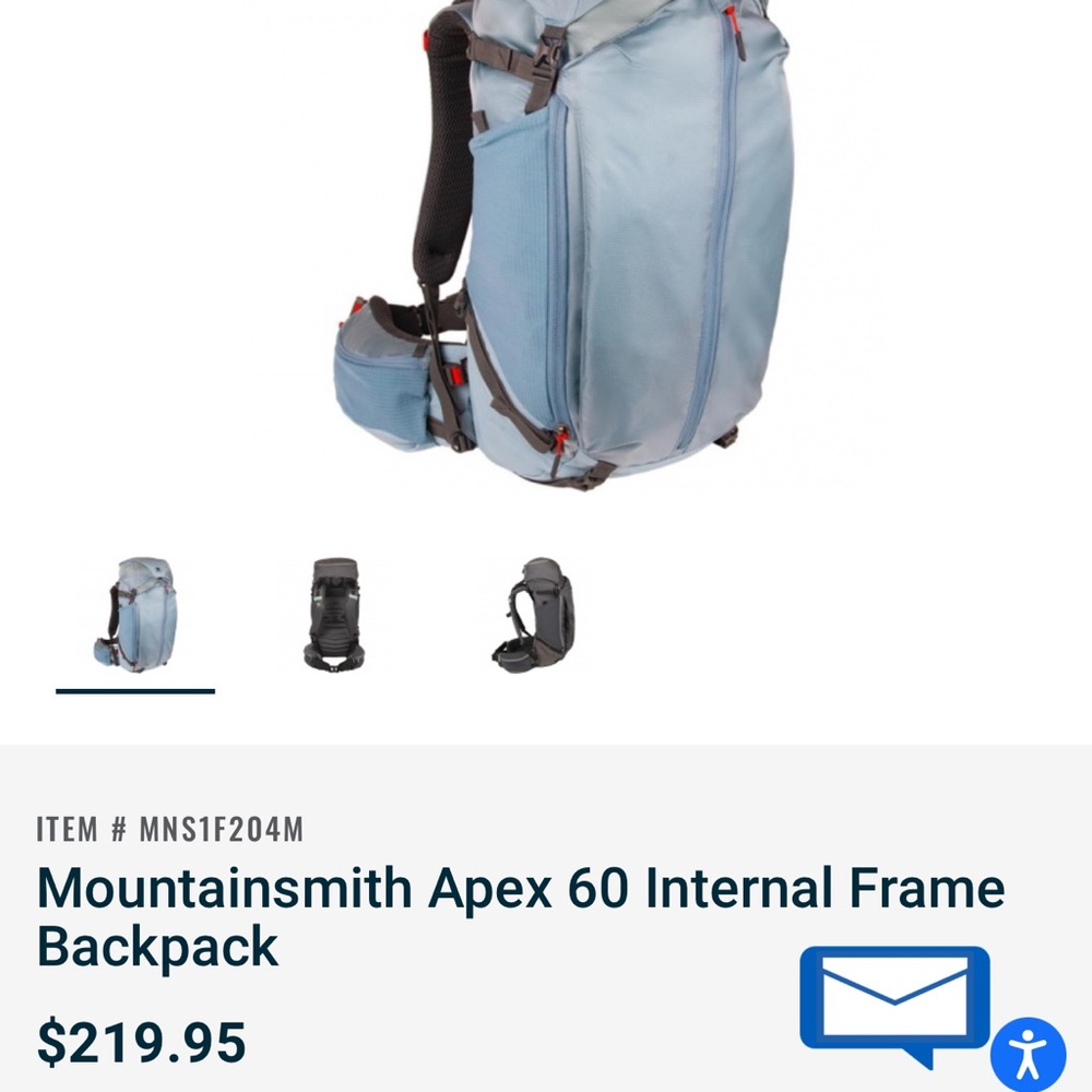 Mountainsmith Apex 60L Backpacking Backpack